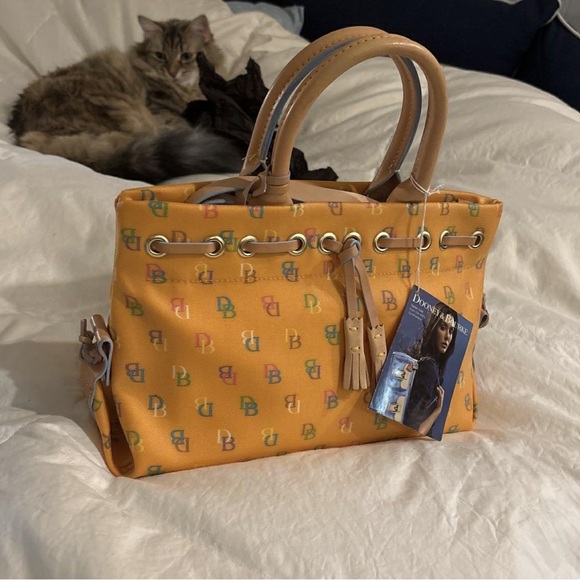 Dooney & Bourke Handbags - Dooney & Bourke Multicolor Logo Satchel